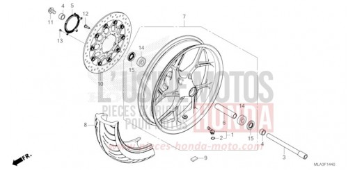 ROUE AVANT CMX1100AN de 2022